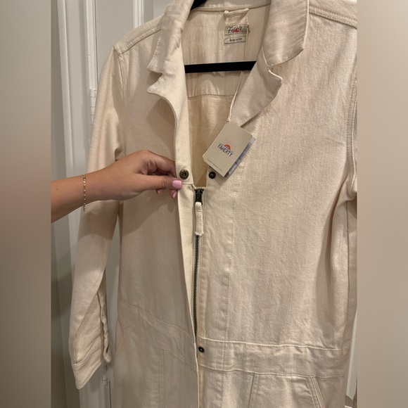 NWT Faherty Overland Twill Utility Jumpsuit - Picture 3 of 5